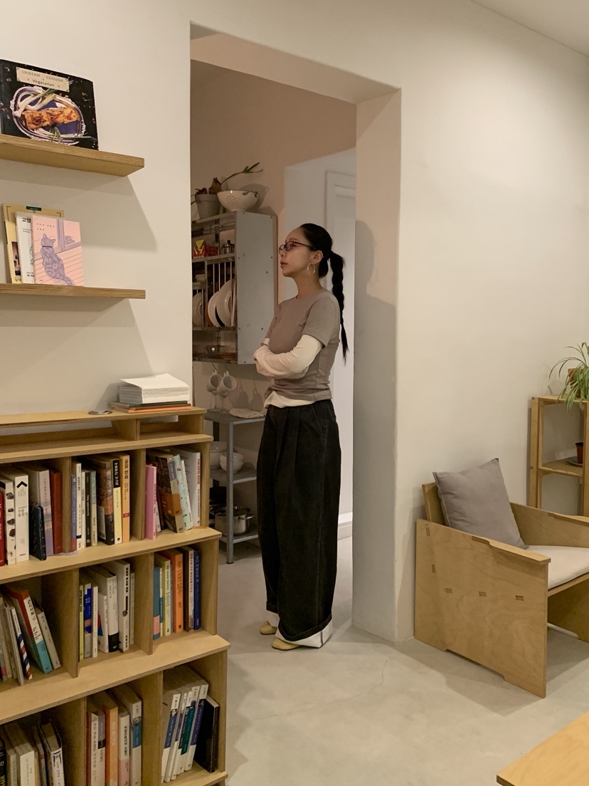 SUNDER MARKET韓國代購女裝新款休閑時尚人氣休閑褲褶裥SUNDER MARKET休閑褲