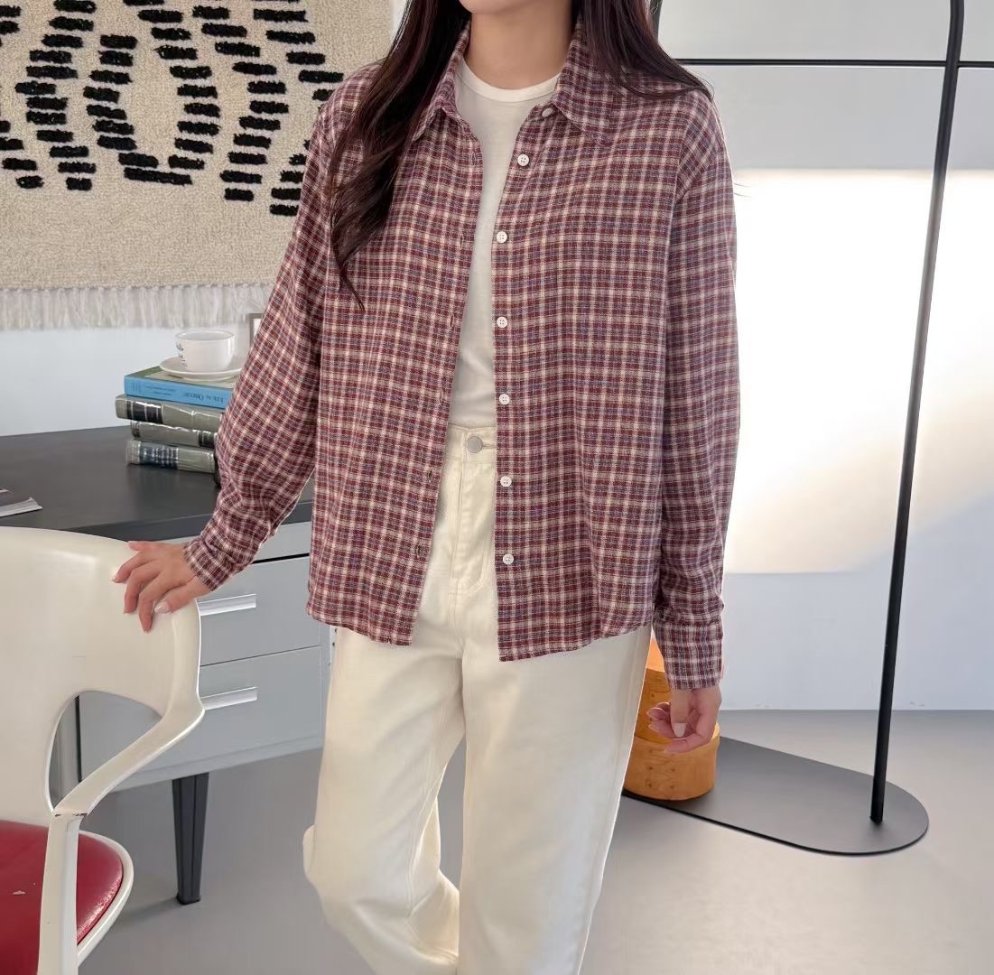 VERY GOOD東大門代購女裝新款真品26春夏休閑襯衫蕾絲衫VERY GOOD襯衫/蕾絲衫圖色3