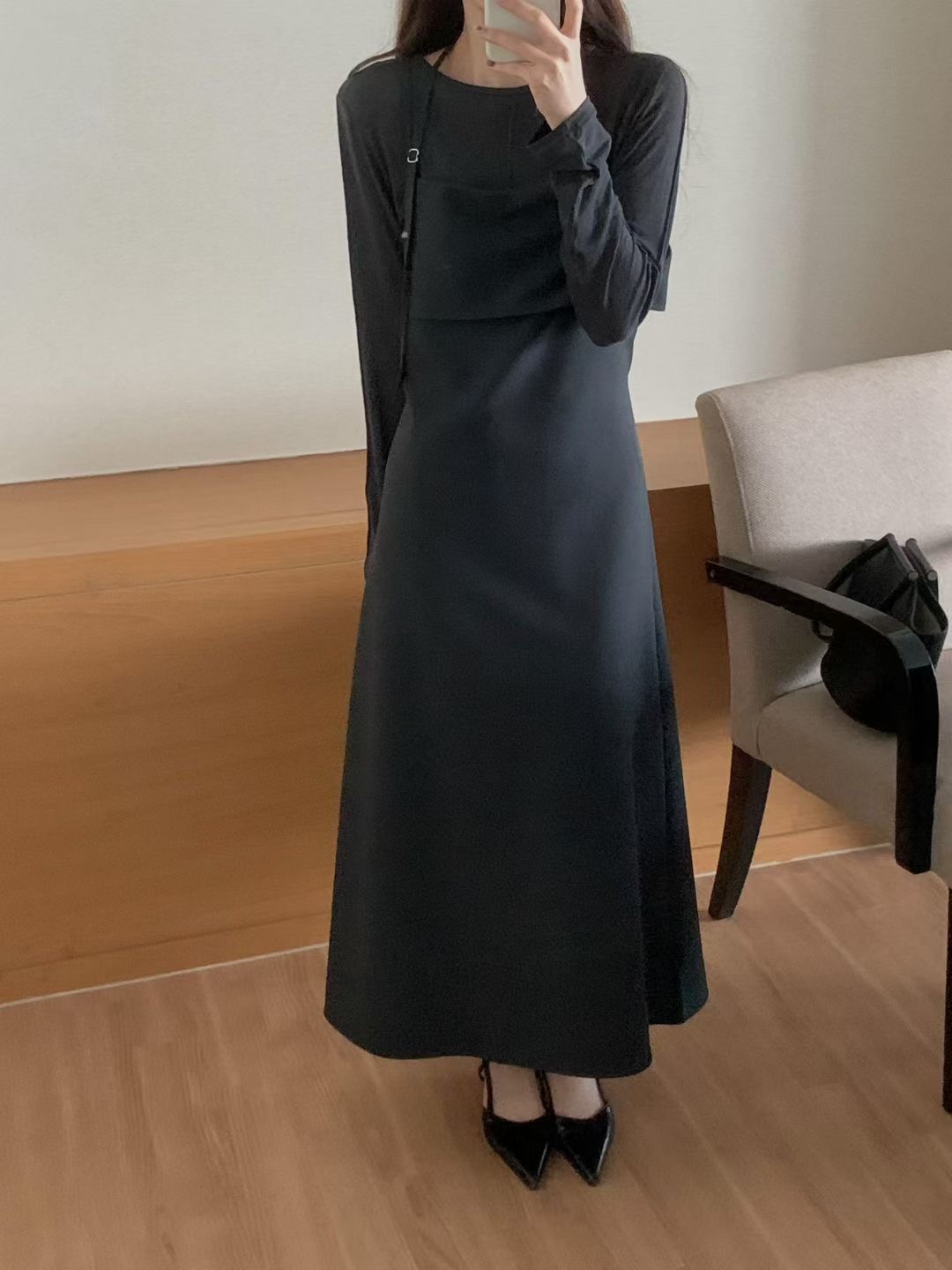 THE ZOA韓國直郵女士新款真品職業人氣推薦時尚休閑連衣裙THE ZOA連衣裙