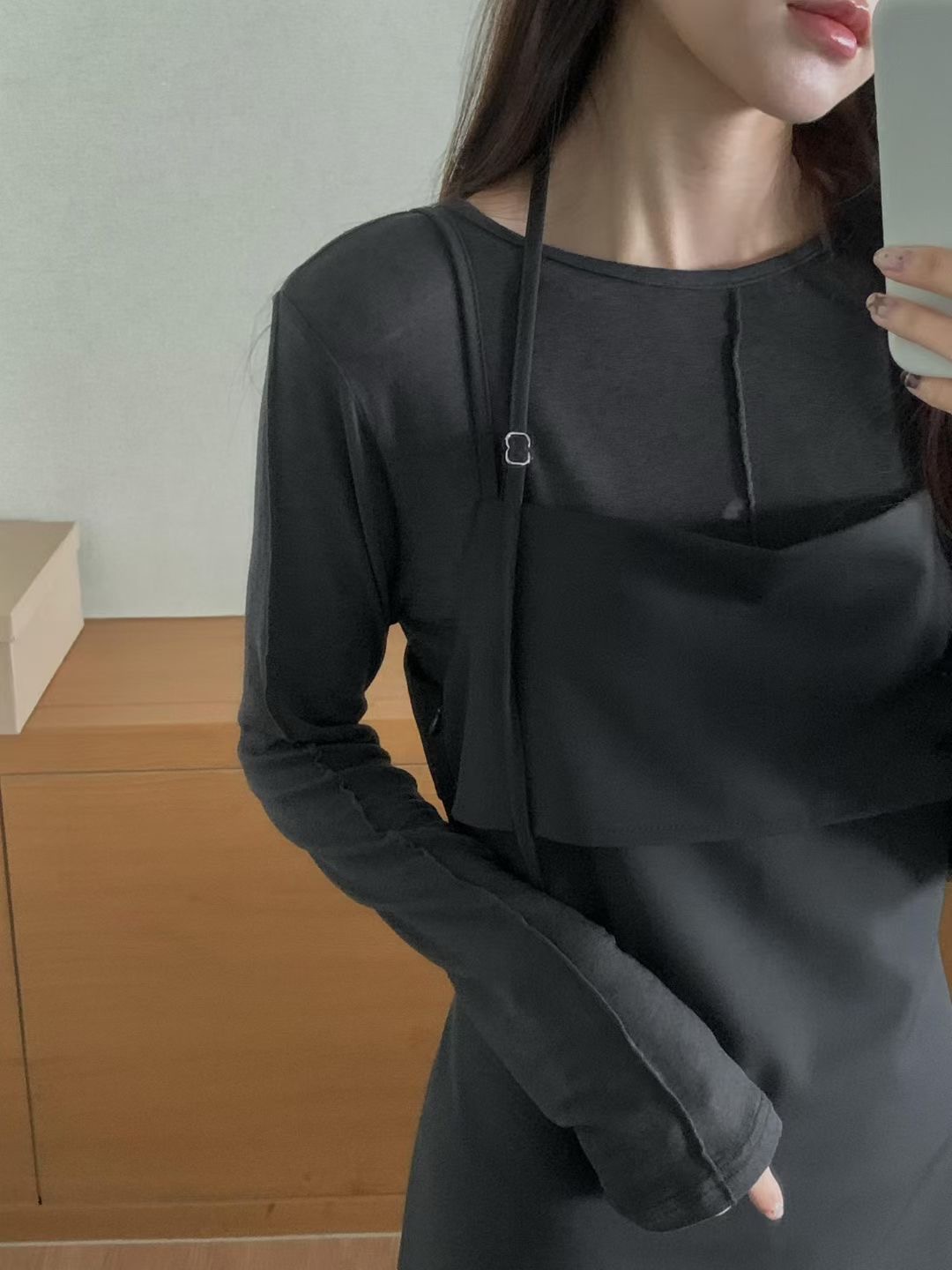 THE ZOA韓國直郵女士新款真品職業人氣推薦時尚休閑連衣裙THE ZOA連衣裙