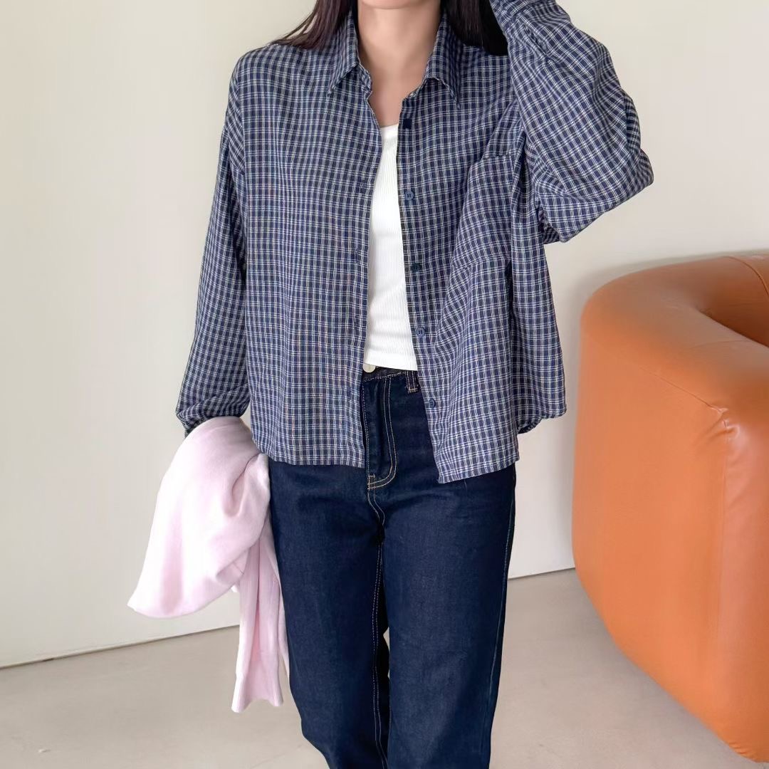 VERY GOOD東大門代購女裝新款26春夏職業休閑襯衫蕾絲衫VERY GOOD襯衫/蕾絲衫圖色1