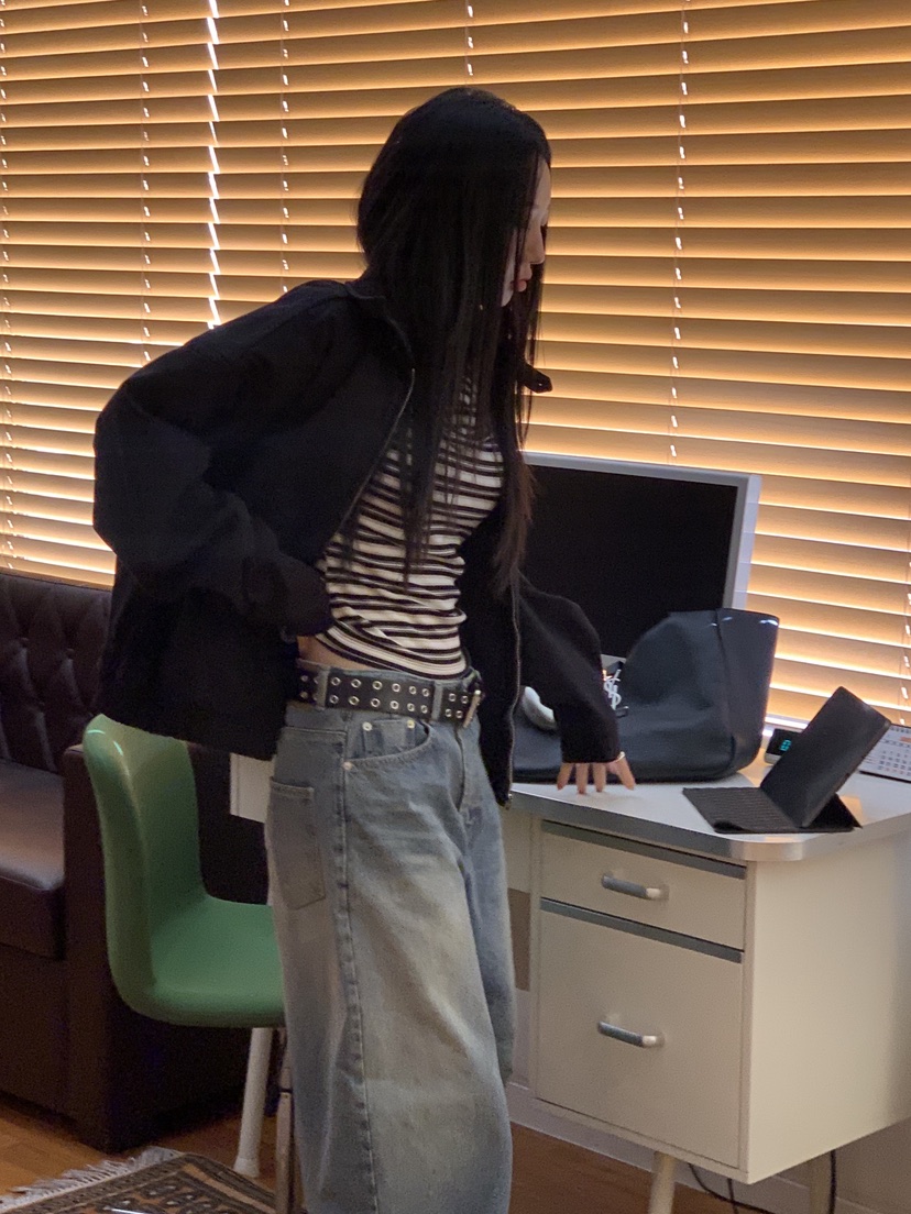 SUNDER MARKET東大門代購女士新品人氣時尚牛仔褲不含腰帶SUNDER MARKET牛仔褲