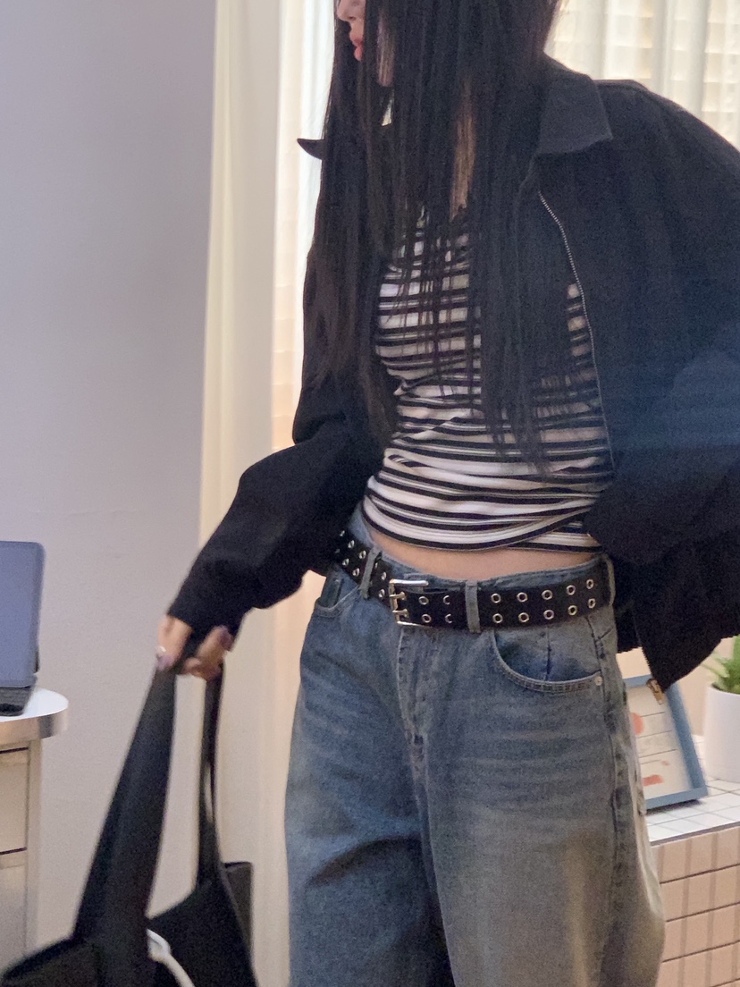 SUNDER MARKET東大門代購女士新品人氣時尚牛仔褲不含腰帶SUNDER MARKET牛仔褲