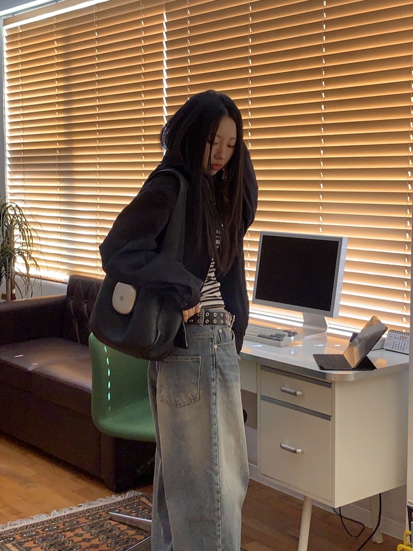 SUNDER MARKET東大門代購女士新品人氣時尚牛仔褲不含腰帶SUNDER MARKET牛仔褲