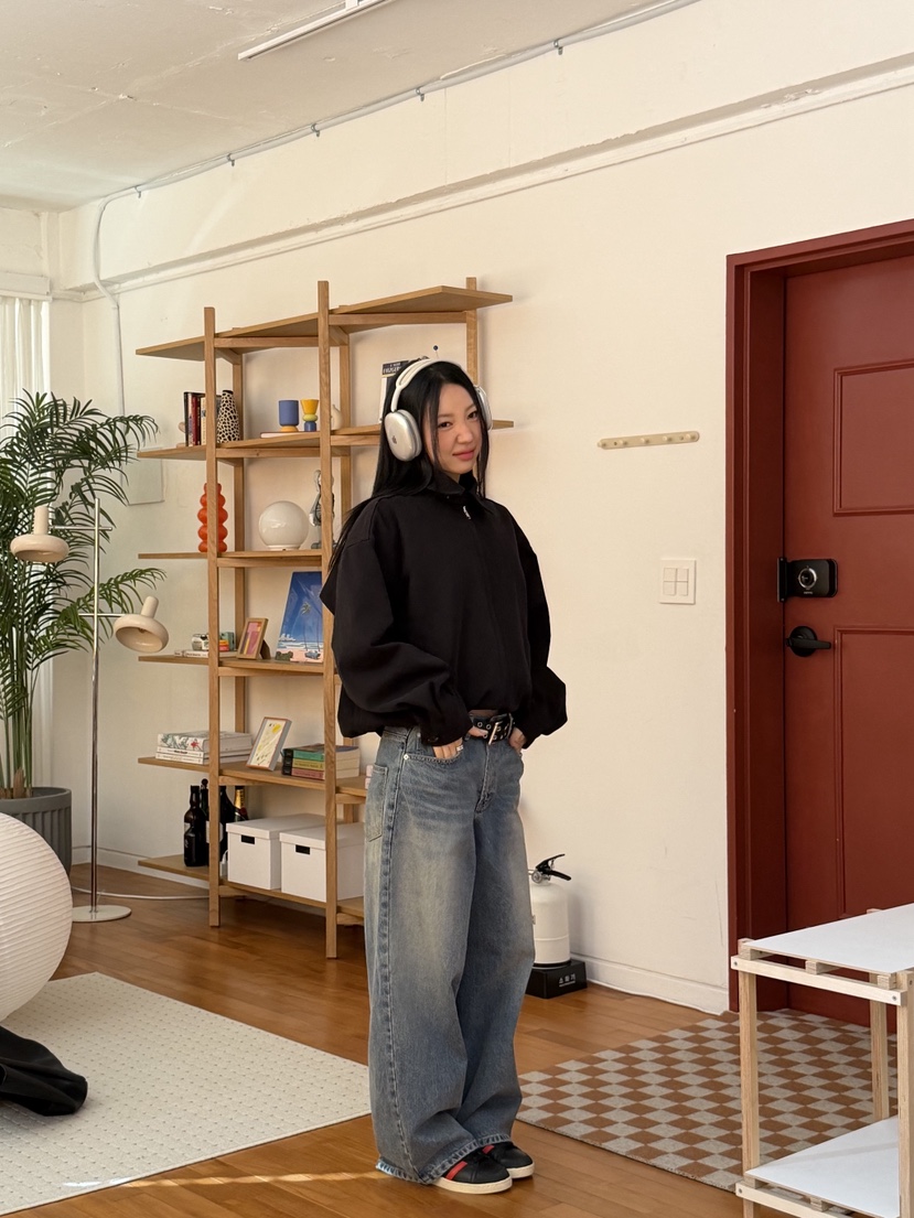 SUNDER MARKET東大門代購女士新品人氣時尚牛仔褲不含腰帶SUNDER MARKET牛仔褲