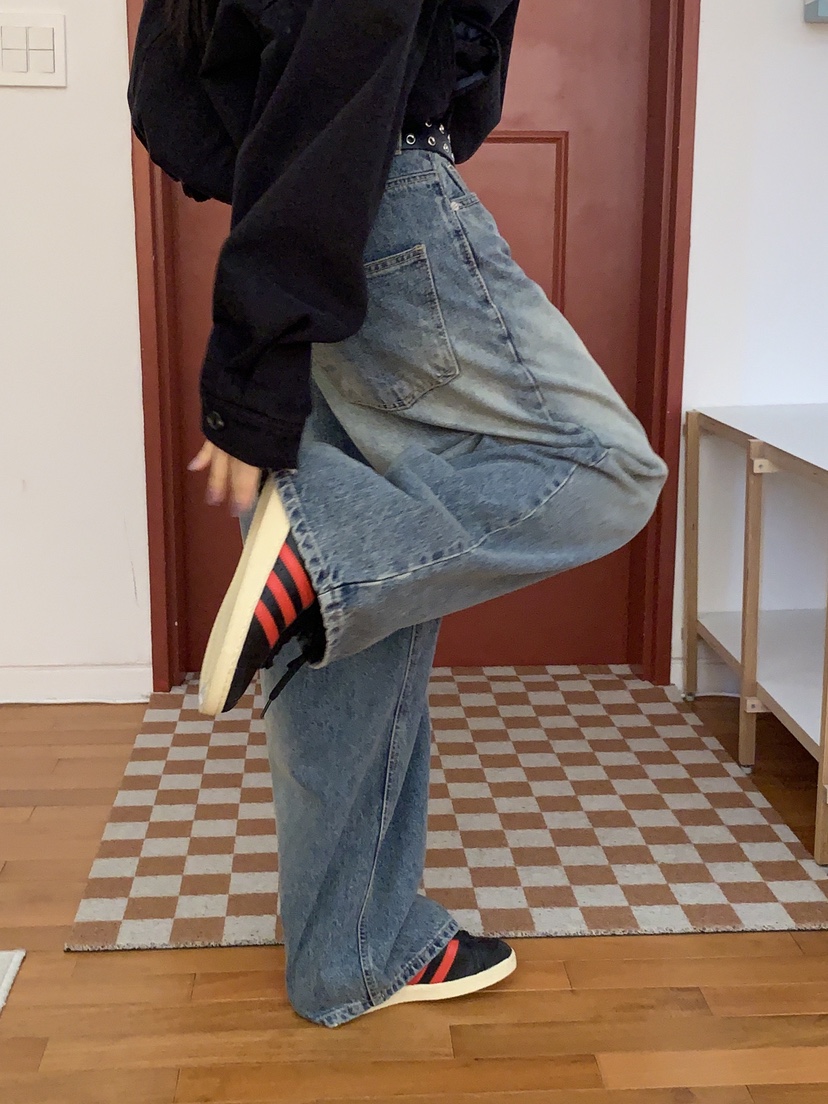 SUNDER MARKET東大門代購女士新品人氣時尚牛仔褲不含腰帶SUNDER MARKET牛仔褲