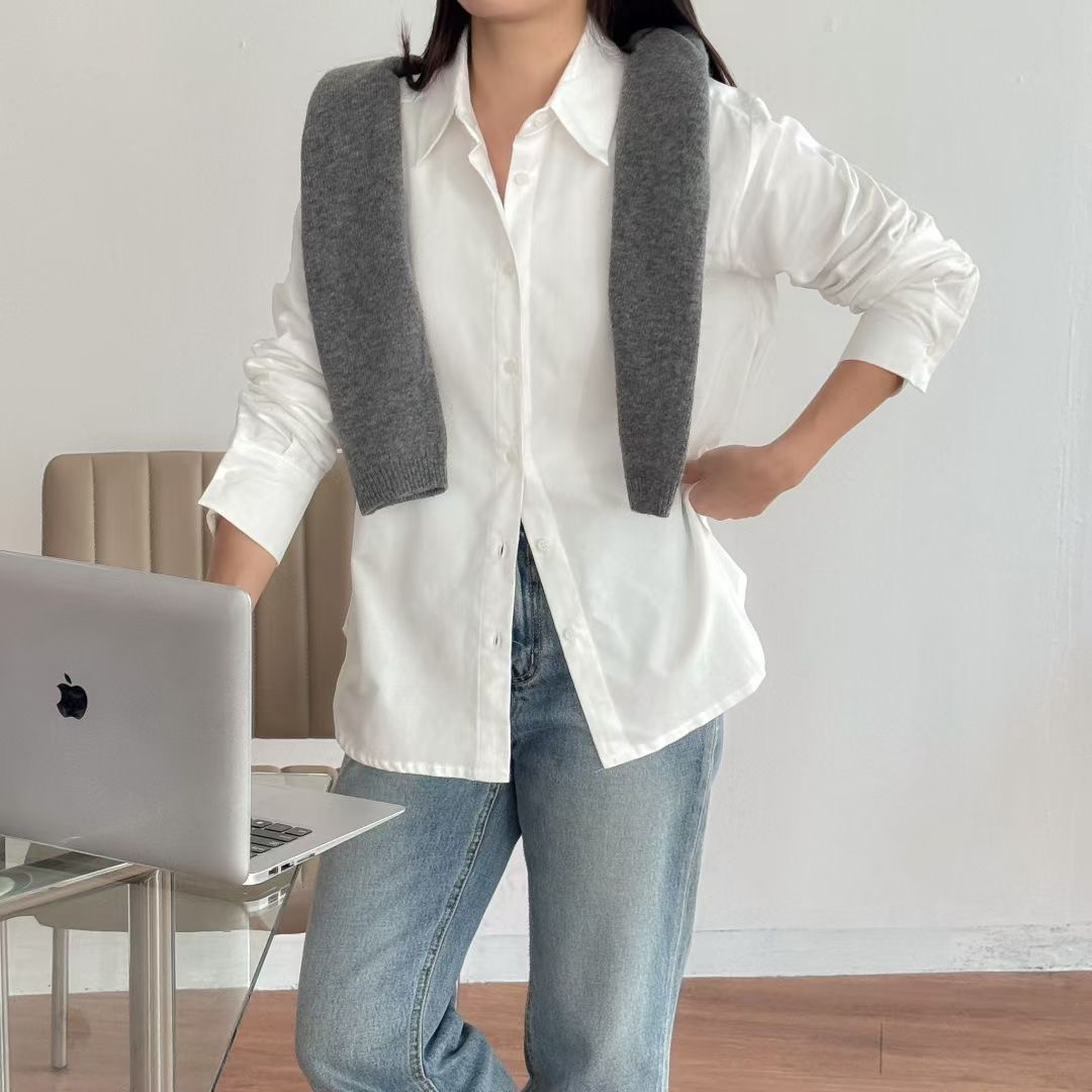 VERY GOOD韓國代購女士新品休閑熱賣襯衫蕾絲衫不含披肩VERY GOOD襯衫/蕾絲衫圖色4