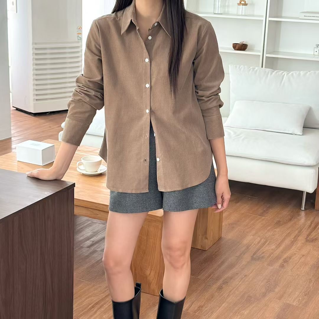 VERY GOOD韓國代購女士新品休閑熱賣襯衫蕾絲衫不含披肩VERY GOOD襯衫/蕾絲衫圖色5