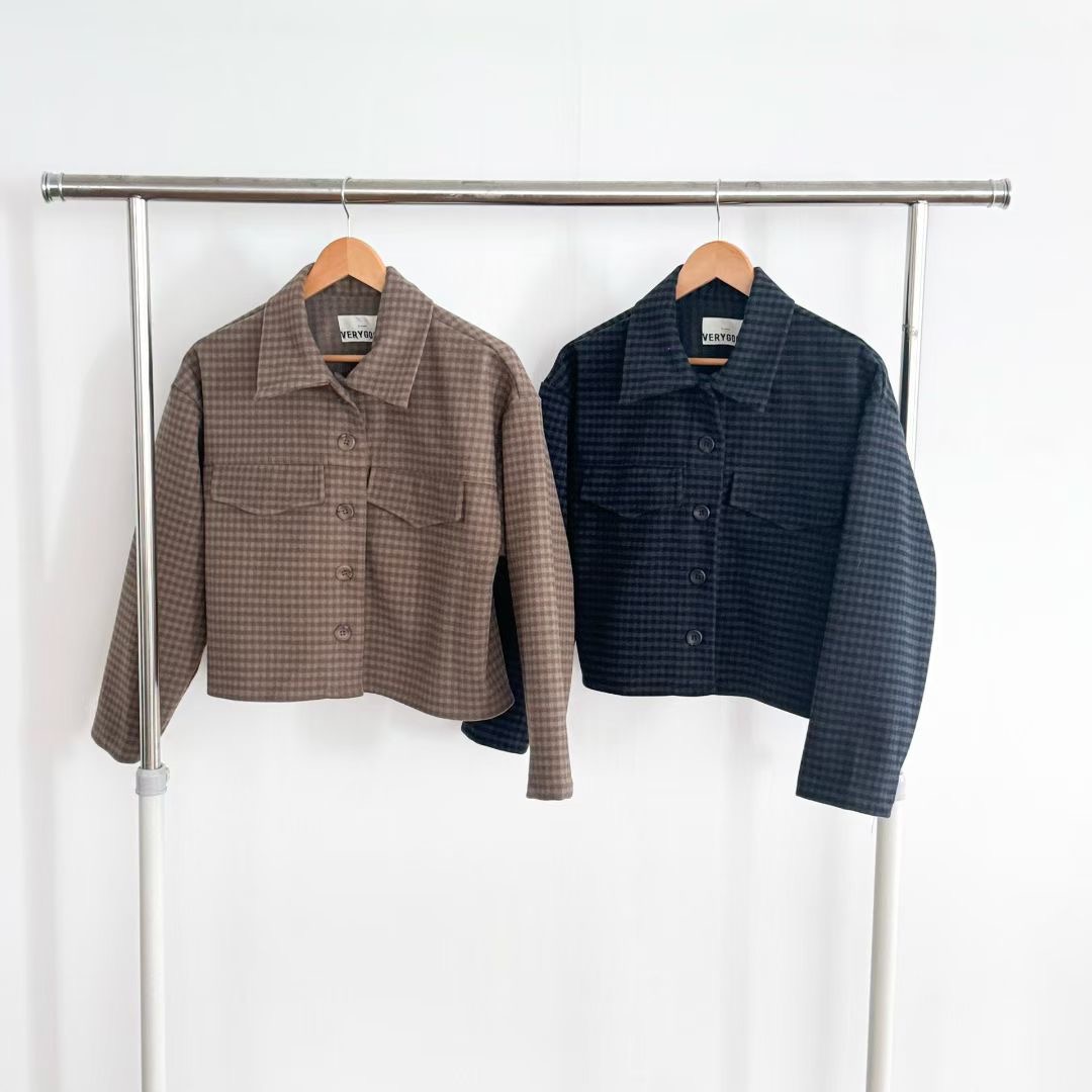 VERY GOOD東大門實拍女裝新品推薦職業26春夏時尚真品夾克VERY GOOD夾克