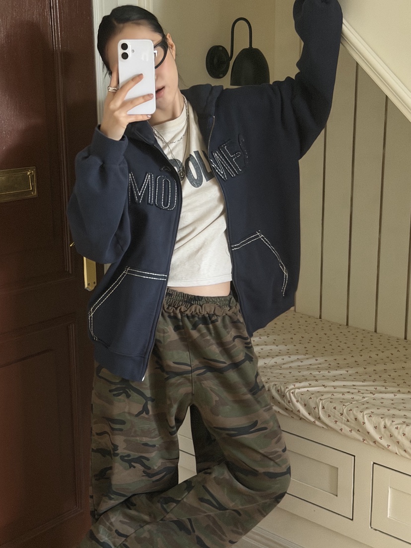 SUNDER MARKET東大門代購女裝新款26春夏推薦熱賣夾克刺繡SUNDER MARKET夾克