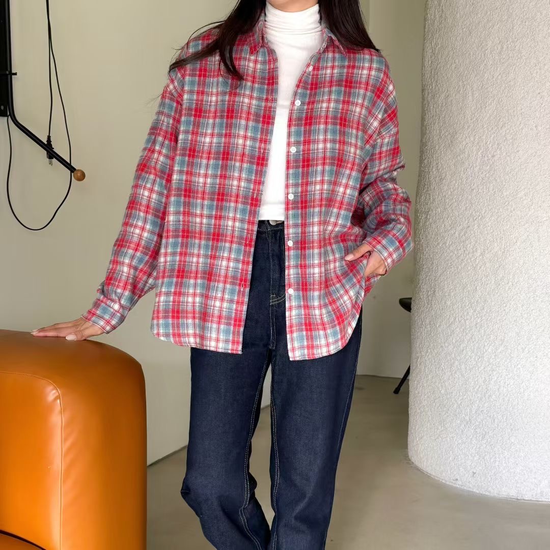 VERY GOOD東大門直郵女裝新款人氣推薦時尚熱賣襯衫蕾絲衫VERY GOOD襯衫/蕾絲衫圖色1