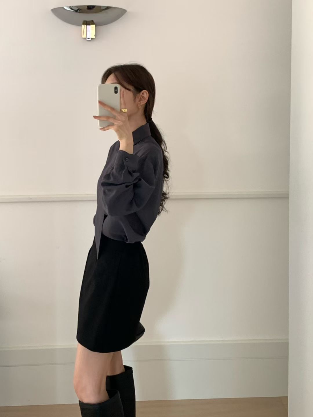 THE ZOA韓國直郵女士新品推薦真品時尚26春夏襯衫蕾絲衫系帶THE ZOA襯衫/蕾絲衫