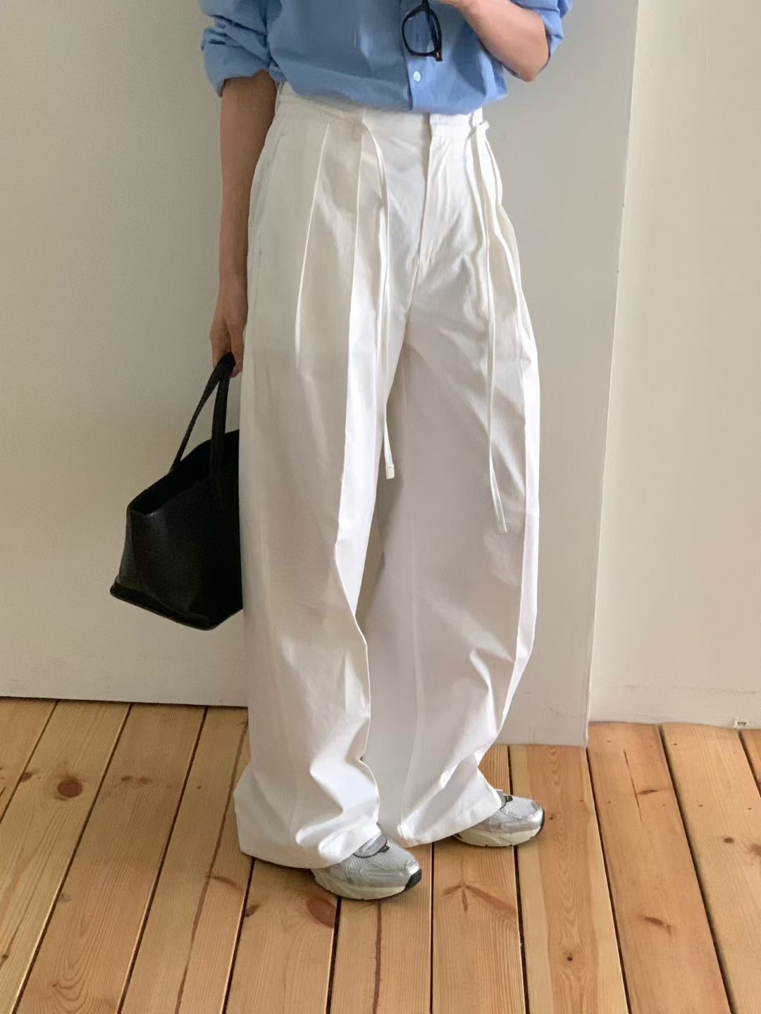 THE ZOA韓國直郵女裝新款推薦時尚人氣26春夏牛仔褲含腰繩THE ZOA牛仔褲