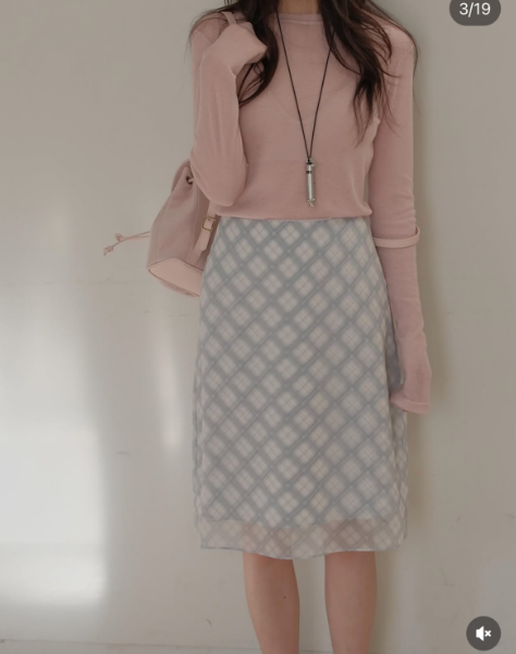 MIELLE-미엘르-OT東大門代購女士新款真品半身裙中短裙MIELLE-미엘르-OT半身裙/中短裙