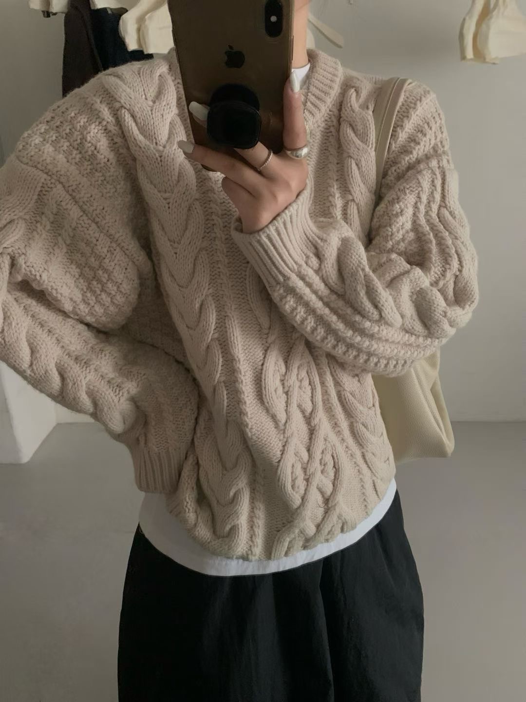 THE ZOA韓國直郵女士新品真品26春夏時尚人氣熱賣毛衣羊毛THE ZOA毛衣圖色1