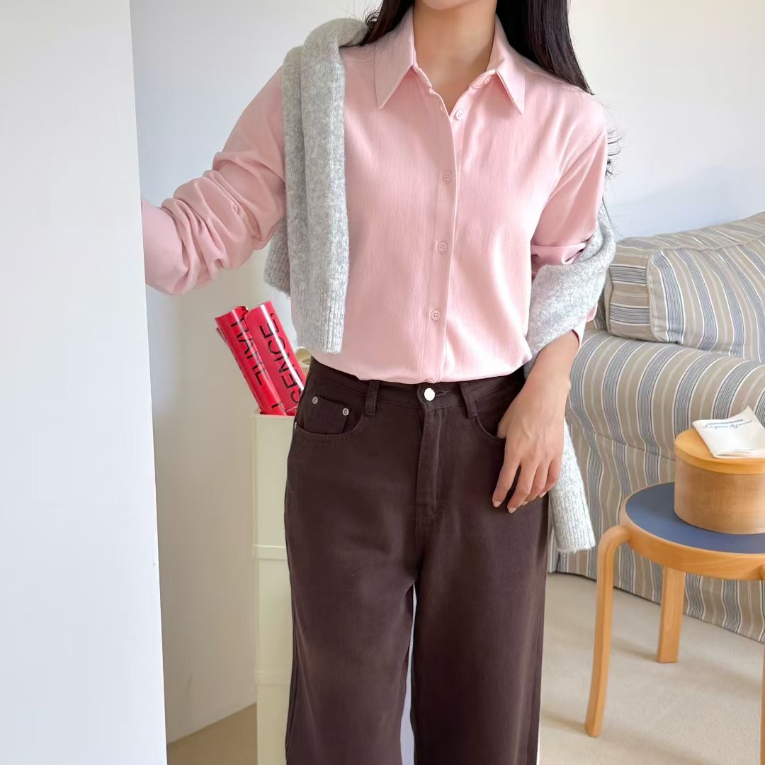 VERY GOOD東大門實拍女士新品職業休閑襯衫蕾絲衫不含披肩VERY GOOD襯衫/蕾絲衫圖色2