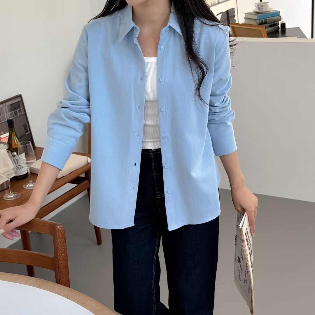 VERY GOOD東大門實拍女士新品職業休閑襯衫蕾絲衫不含披肩VERY GOOD襯衫/蕾絲衫圖色3