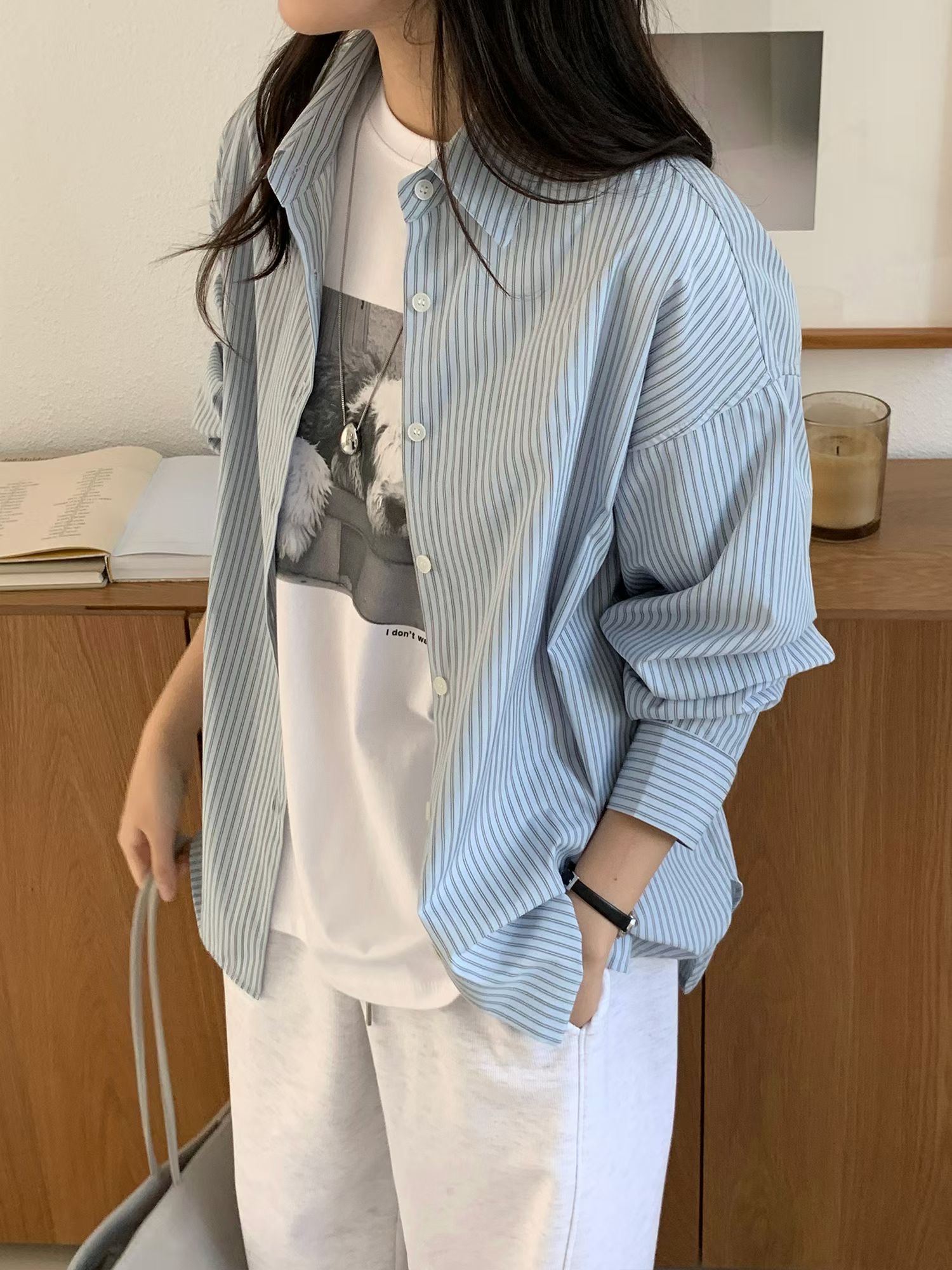 SATURDAY東大門代購女裝新品推薦時尚26春夏熱賣襯衫蕾絲衫SATURDAY襯衫/蕾絲衫圖色3