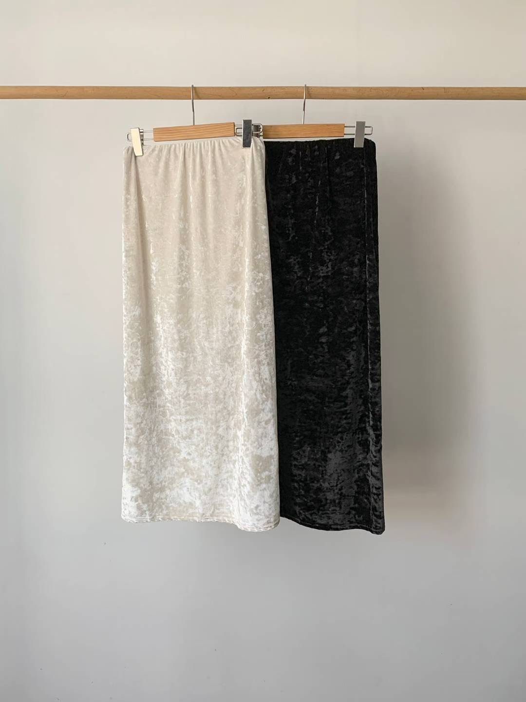 SATURDAY韓國代購女裝新品時尚職業休閑熱賣26春夏真品長裙SATURDAY長裙圖色2左二色