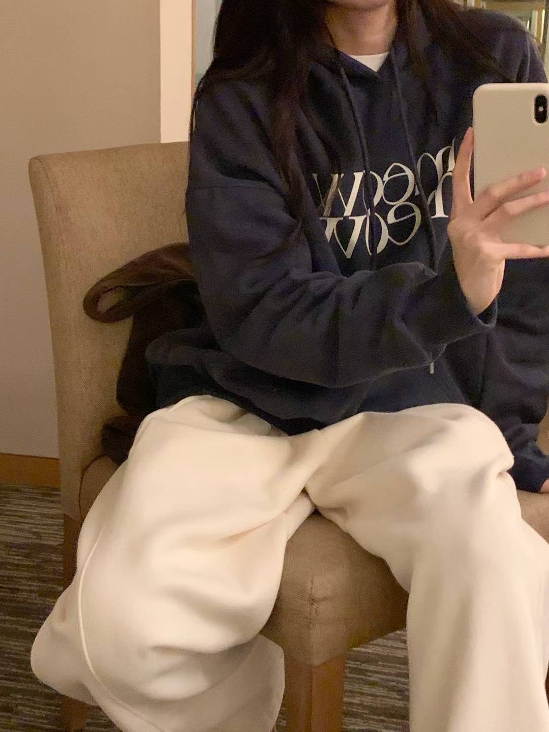 SATURDAY東大門代購女裝新款休閑熱賣推薦時尚職業26春夏衛衣SATURDAY衛衣