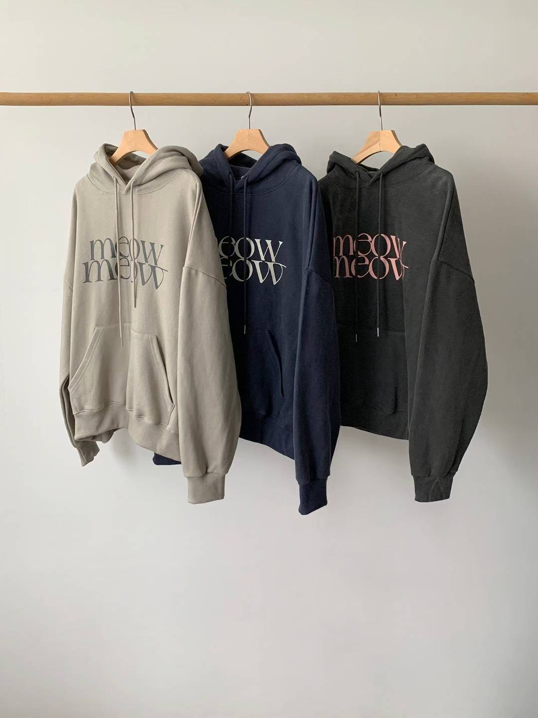 SATURDAY東大門代購女裝新款休閑熱賣推薦時尚職業26春夏衛衣SATURDAY衛衣圖色3左三色