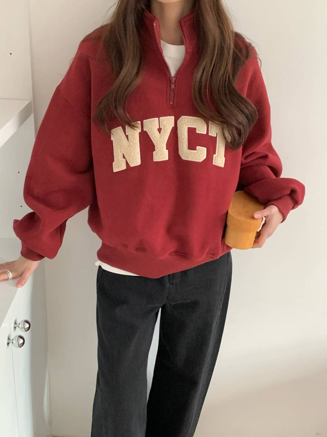 SATURDAY東大門直郵女士新品熱賣時尚職業推薦26春夏衛衣SATURDAY衛衣圖色2