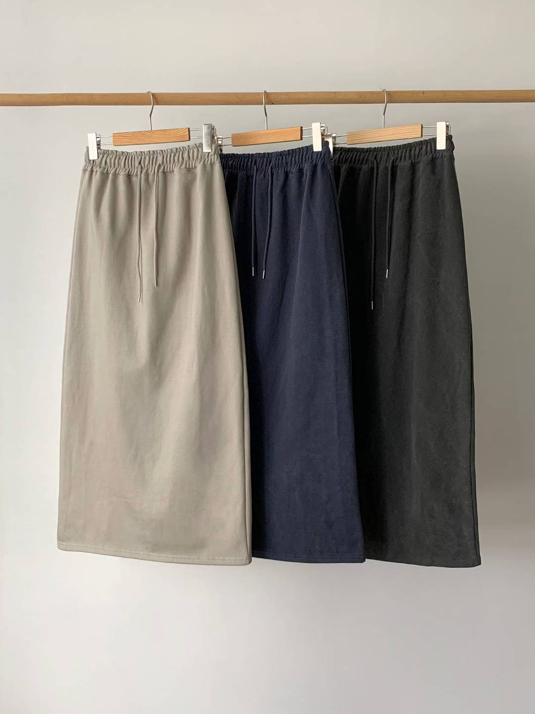 SATURDAY東大門直郵女裝新款休閑人氣推薦真品長裙羊毛條紋SATURDAY長裙