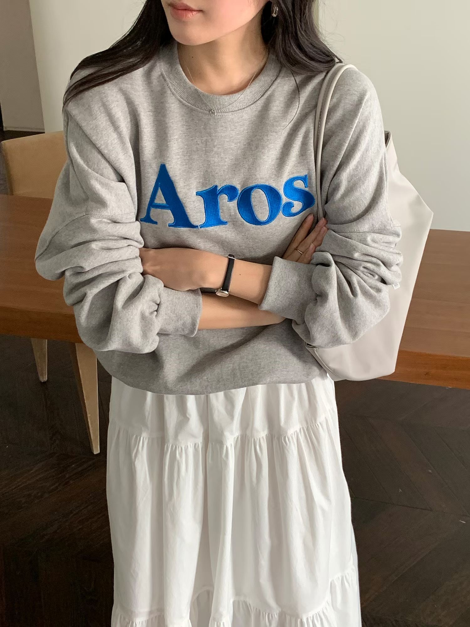 SATURDAY韓國直郵女裝新品真品人氣熱賣推薦職業衛衣刺繡SATURDAY衛衣圖色2