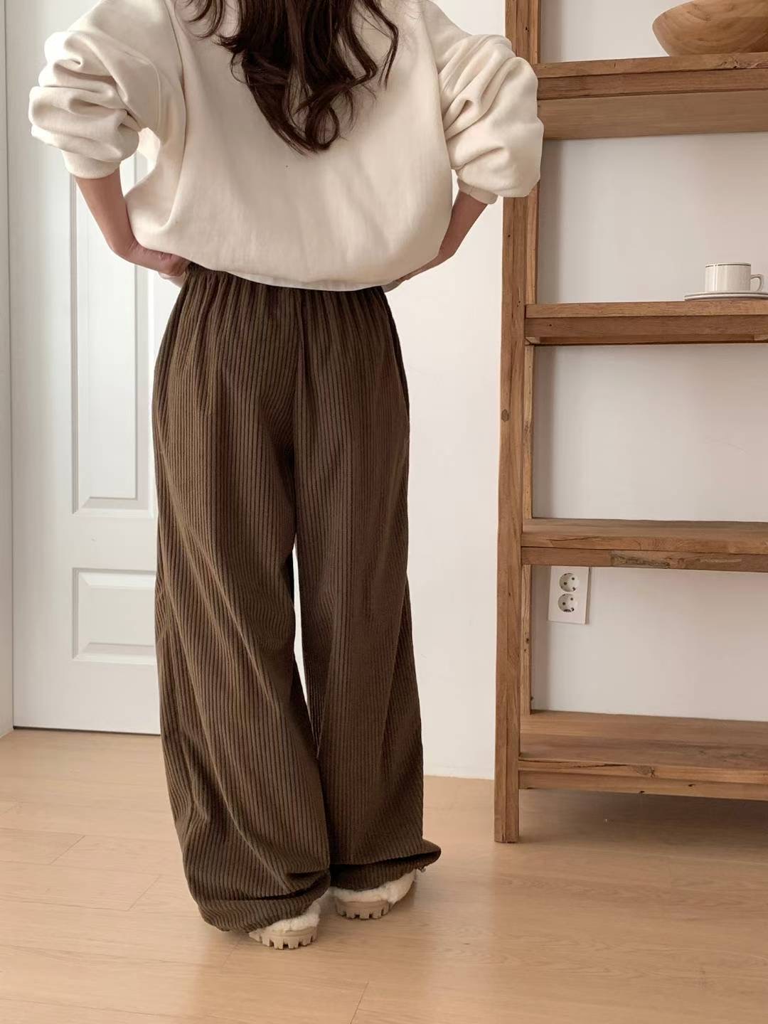 SATURDAY東大門直郵女裝新品時尚休閑熱賣人氣推薦休閑褲SATURDAY休閑褲