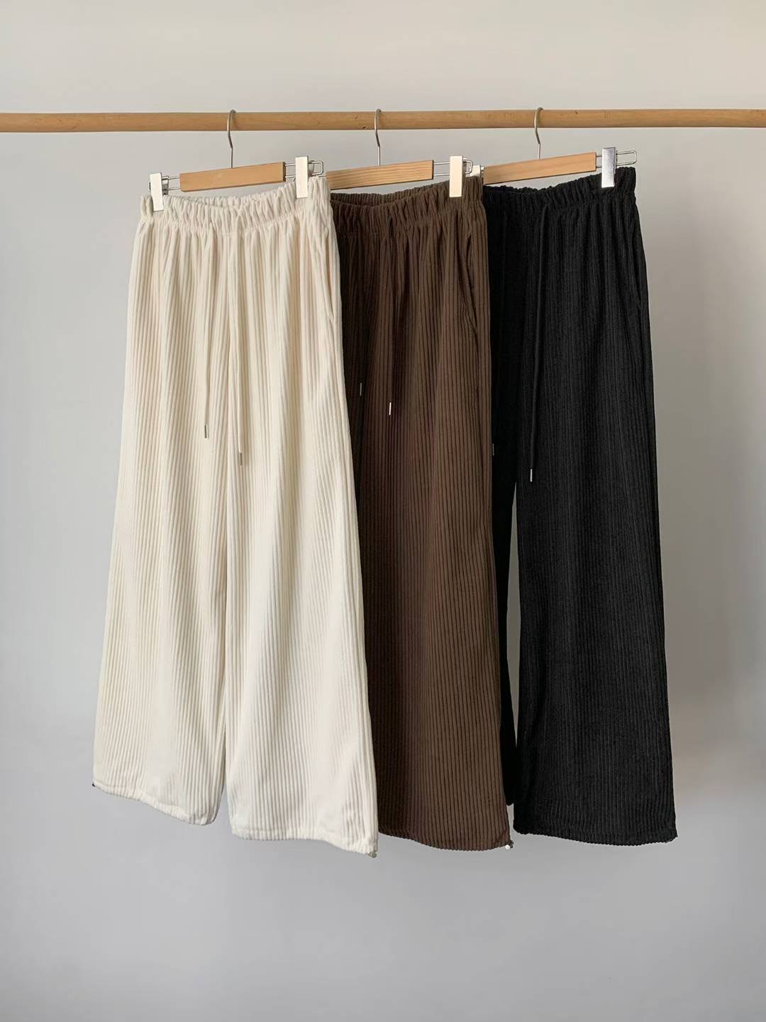 SATURDAY東大門直郵女裝新品時尚休閑熱賣人氣推薦休閑褲SATURDAY休閑褲圖色3左三色