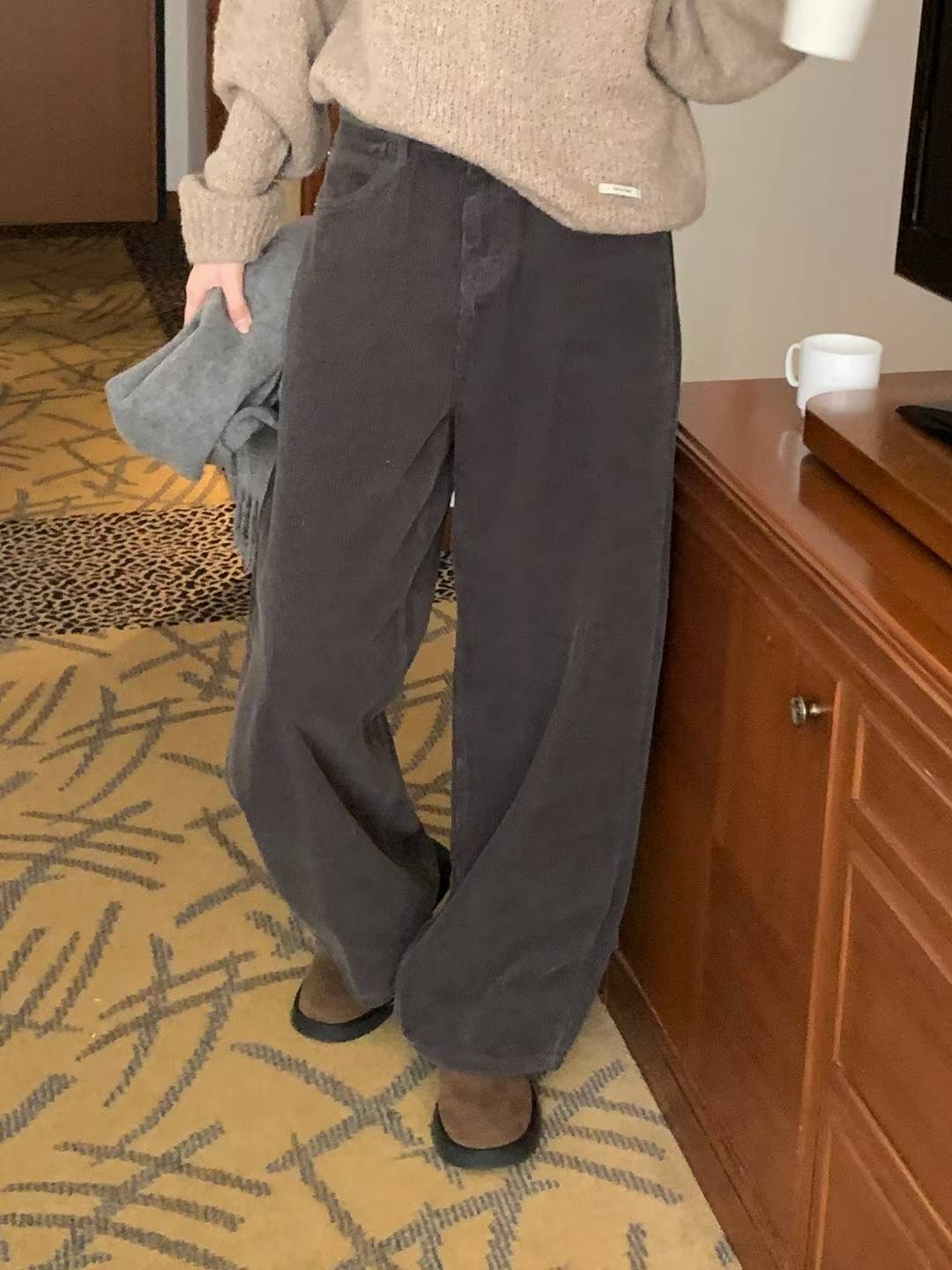 SATURDAY東大門實拍女裝新款26春夏時尚職業人氣熱賣牛仔褲SATURDAY牛仔褲圖色3