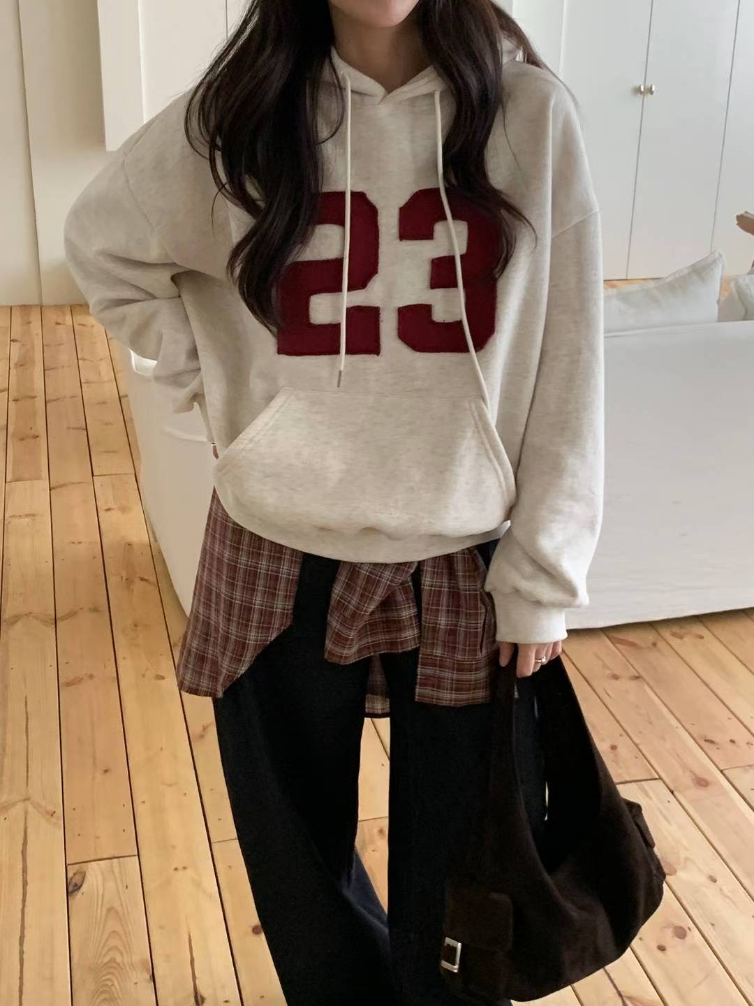 SATURDAY東大門實拍女士新款真品人氣休閑熱賣推薦衛衣兜帽SATURDAY衛衣圖色1