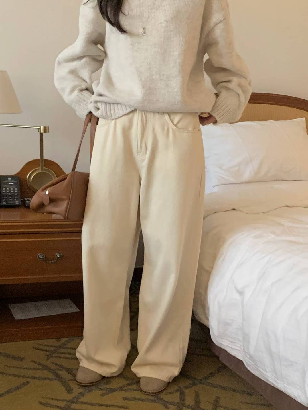 SATURDAY東大門實拍女裝新款職業真品推薦休閑熱賣牛仔褲SATURDAY牛仔褲圖色3