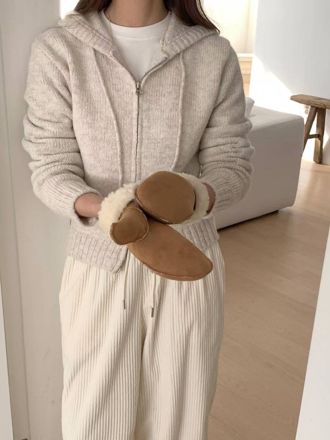 SATURDAY東大門直郵女裝新款休閑人氣真品職業針織衫拉鏈SATURDAY針織衫圖色1