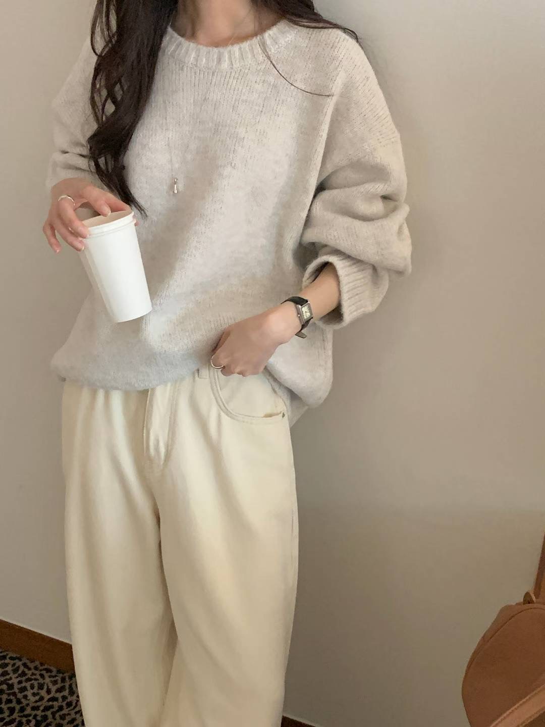 SATURDAY韓國代購女裝新品時尚26春夏熱賣人氣休閑真品毛衣SATURDAY毛衣圖色1