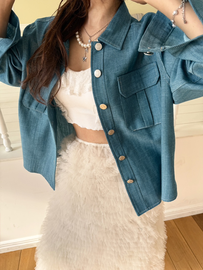 MOSMOS韓國代購女士新品時尚人氣職業26春夏真品襯衫蕾絲衫MOSMOS襯衫/蕾絲衫