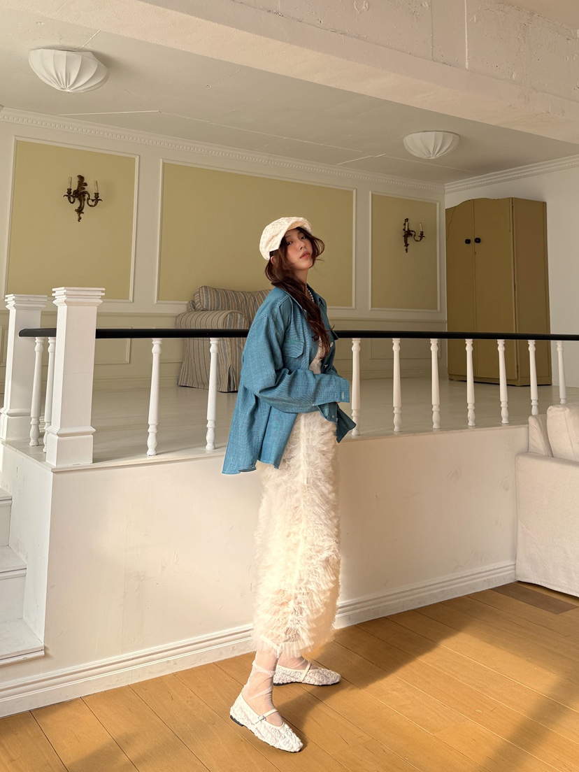 MOSMOS韓國代購女士新品時尚人氣職業26春夏真品襯衫蕾絲衫MOSMOS襯衫/蕾絲衫