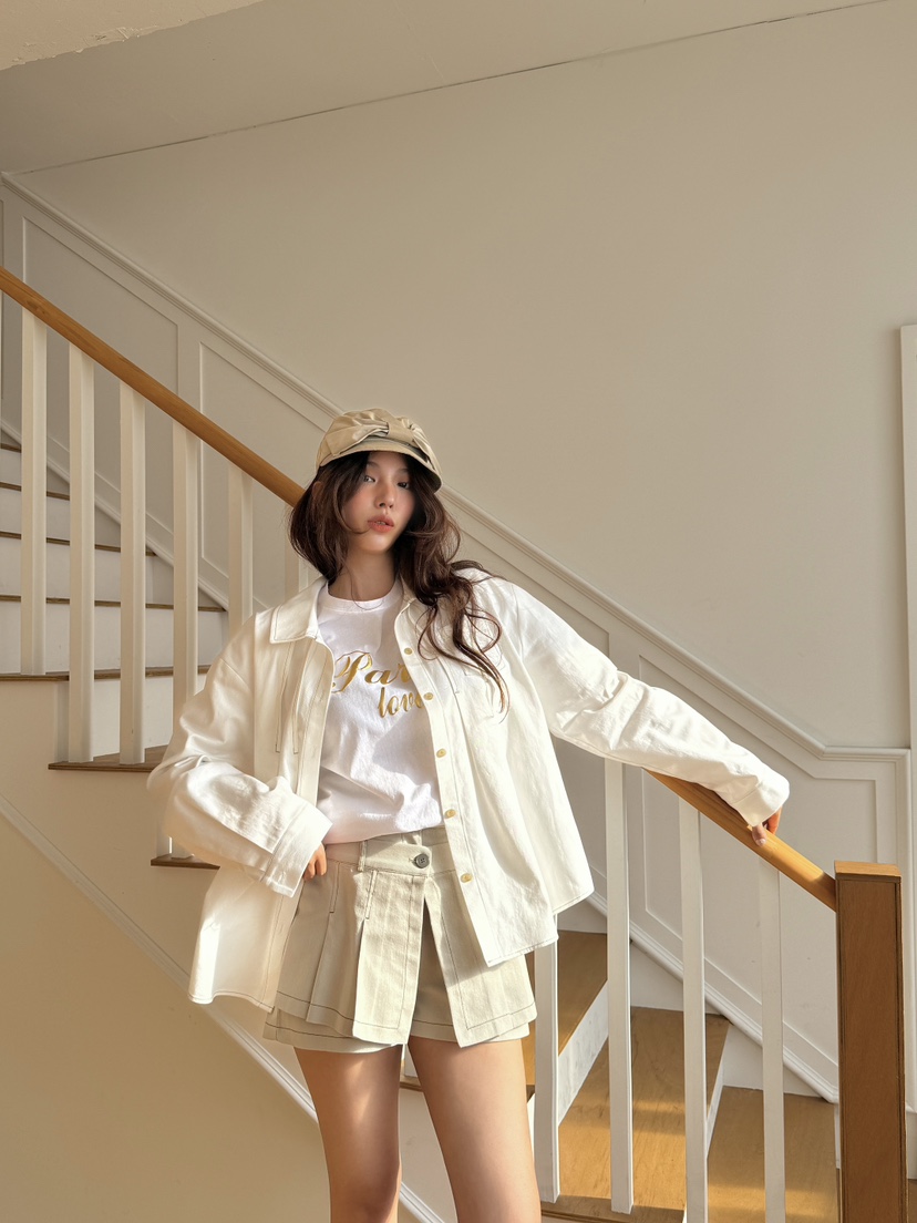 MOSMOS韓國代購女士新品真品推薦人氣時尚職業休閑熱賣短褲MOSMOS短褲