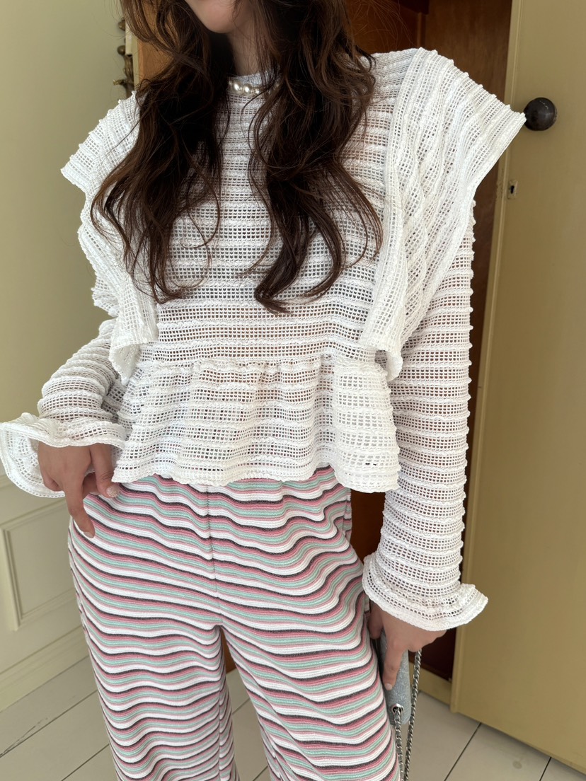 MOSMOS韓國直郵女士新款職業26春夏真品休閑人氣襯衫蕾絲衫MOSMOS襯衫/蕾絲衫