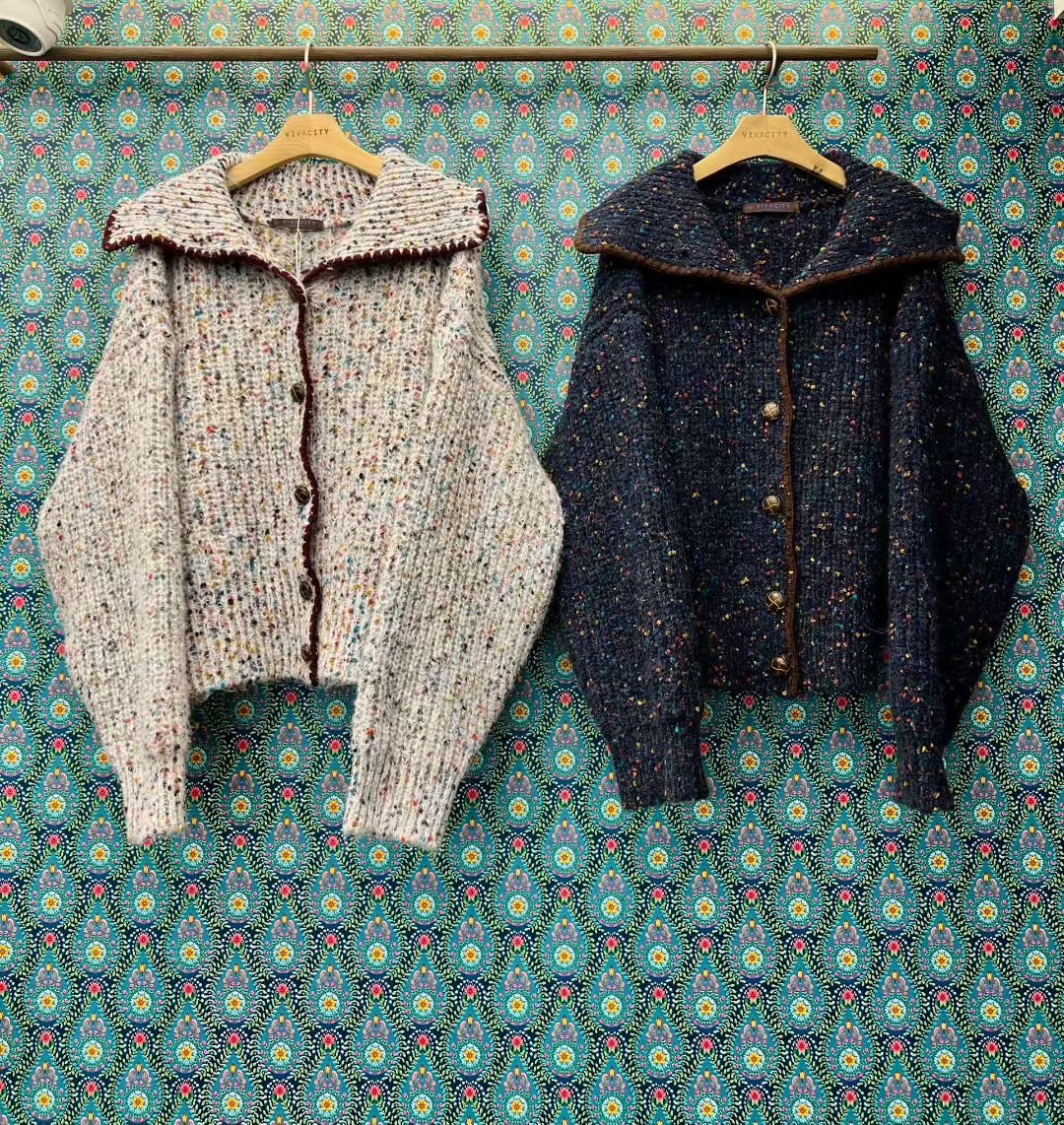 VIVACITY韓國直郵女裝新款推薦熱賣休閑人氣真品針織衫開衫VIVACITY針織衫