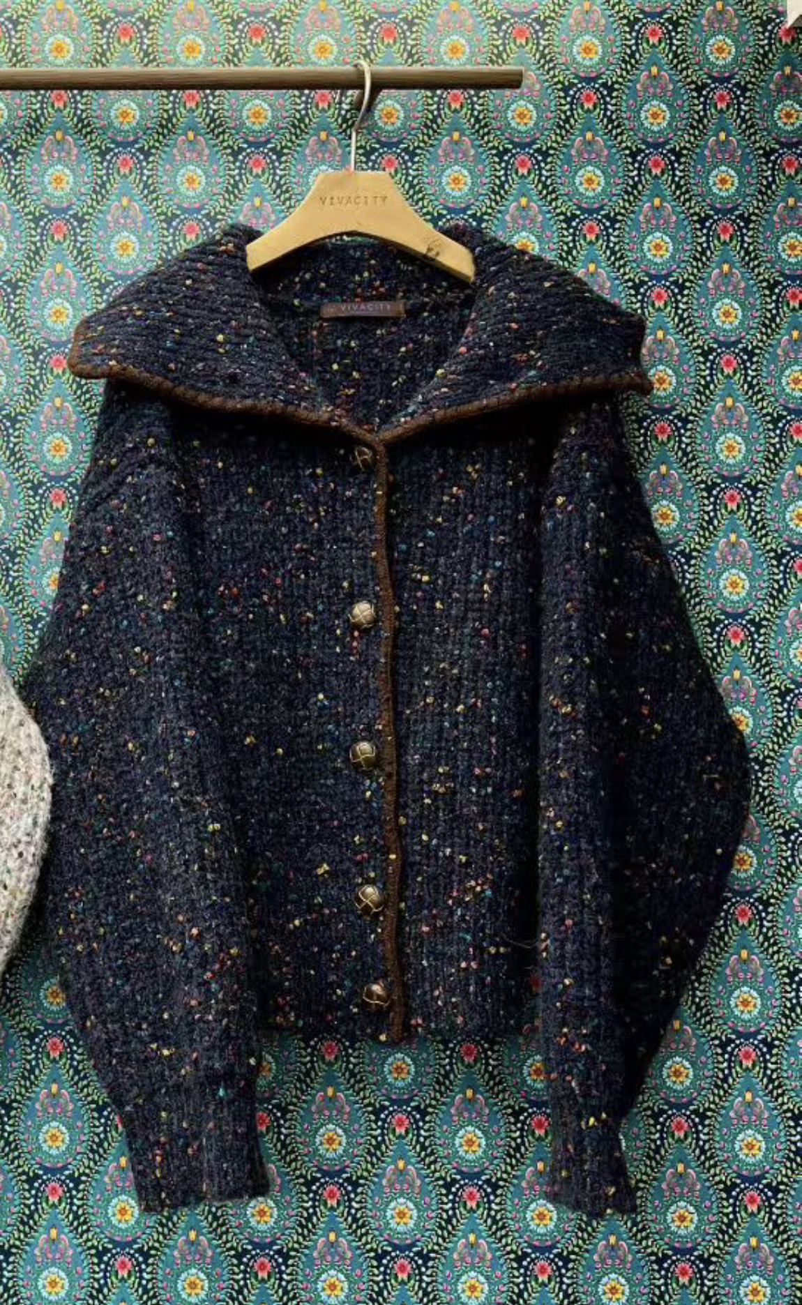 VIVACITY韓國直郵女裝新款推薦熱賣休閑人氣真品針織衫開衫VIVACITY針織衫圖色2