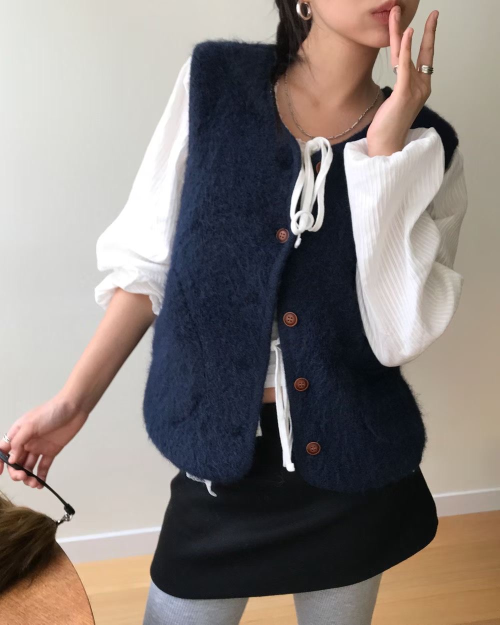 VIVACITY東大門實拍女裝新款職業熱賣人氣推薦馬甲不含內搭VIVACITY馬甲圖色2