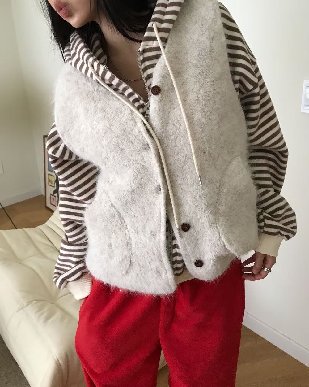 VIVACITY東大門實拍女裝新款職業熱賣人氣推薦馬甲不含內搭VIVACITY馬甲圖色3