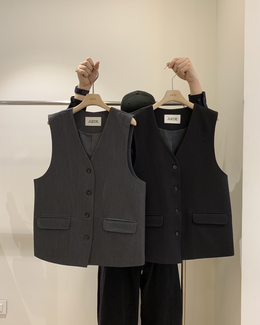 JUEDE東大門實拍女裝新款熱賣職業馬甲JUEDE馬甲