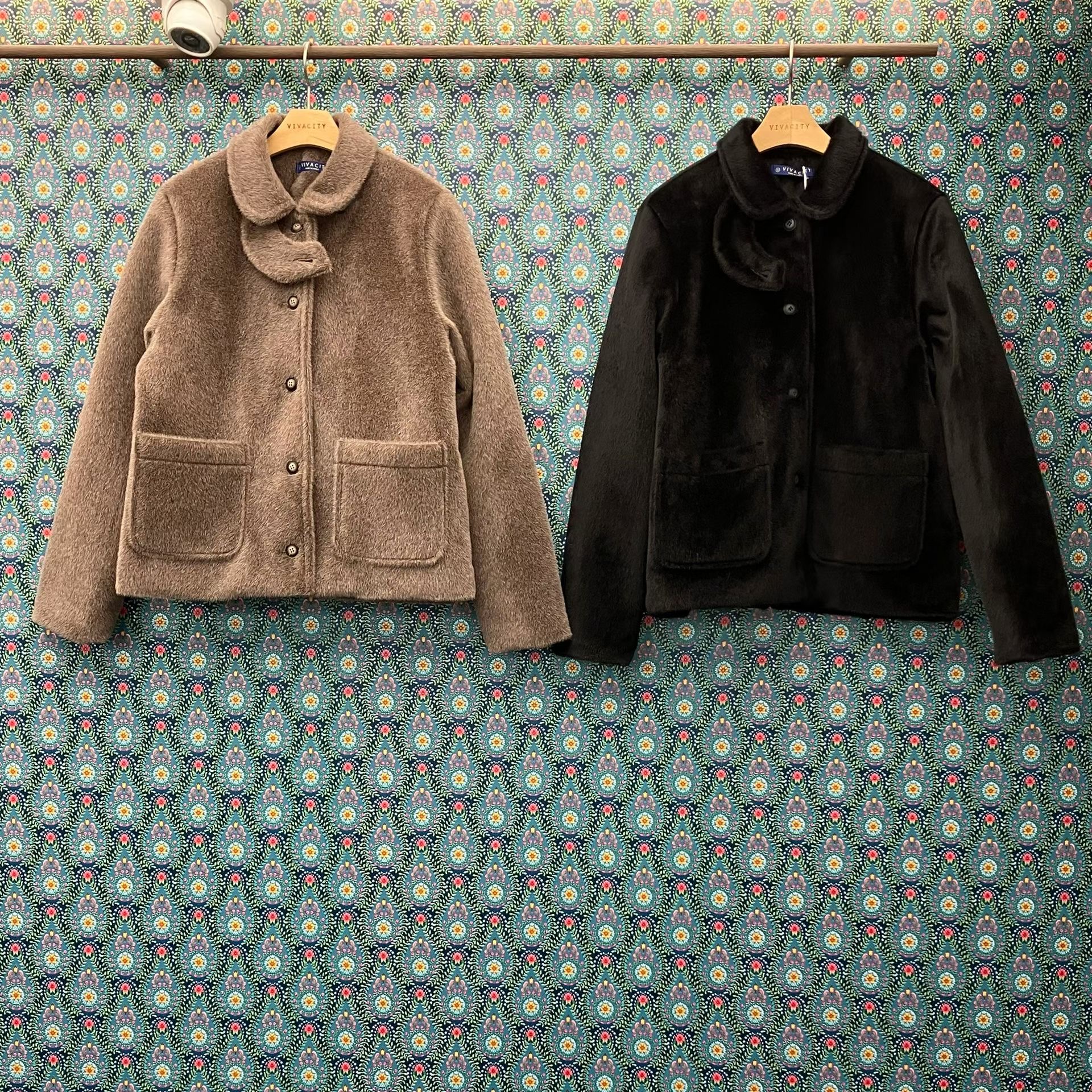 VIVACITY東大門代購女裝新品推薦休閑真品26春夏短款大衣VIVACITY短款大衣