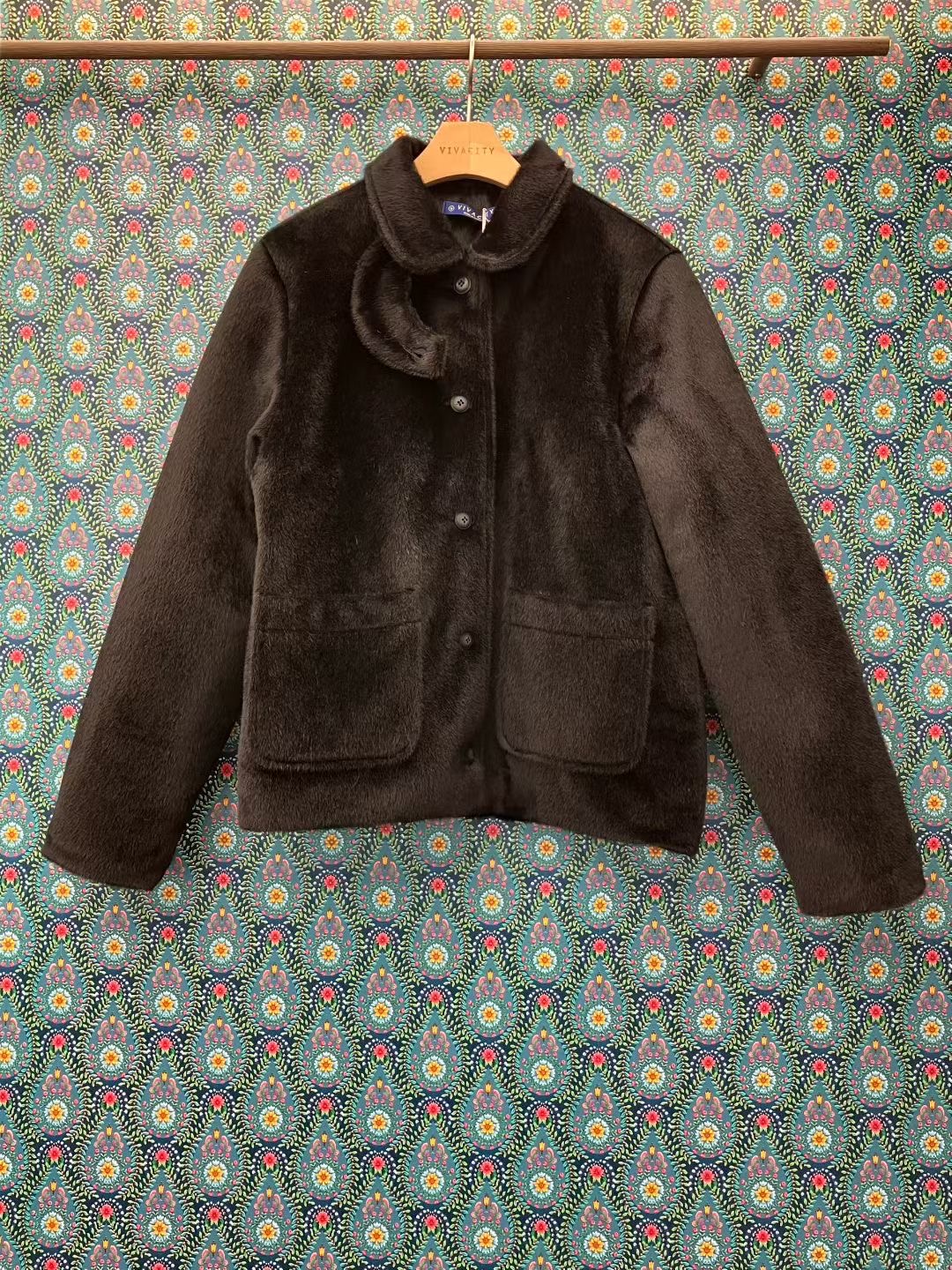 VIVACITY東大門代購女裝新品推薦休閑真品26春夏短款大衣VIVACITY短款大衣圖色2左二色