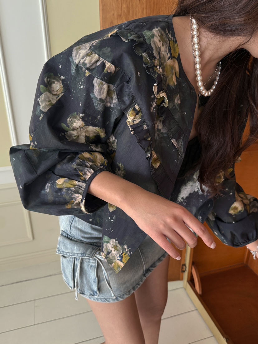 MOSMOS東大門實拍女裝新款休閑26春夏時尚人氣襯衫蕾絲衫MOSMOS襯衫/蕾絲衫