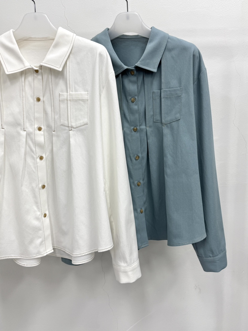 MOSMOS韓國代購女士新品休閑熱賣人氣真品襯衫蕾絲衫褶裥MOSMOS襯衫/蕾絲衫