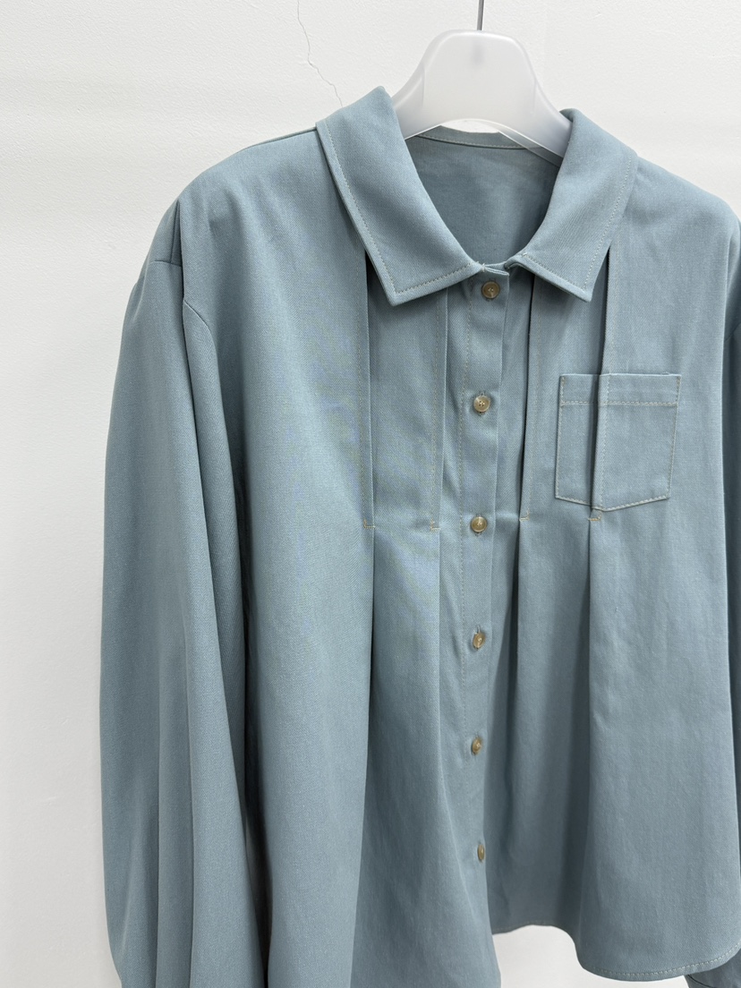 MOSMOS韓國代購女士新品休閑熱賣人氣真品襯衫蕾絲衫褶裥MOSMOS襯衫/蕾絲衫