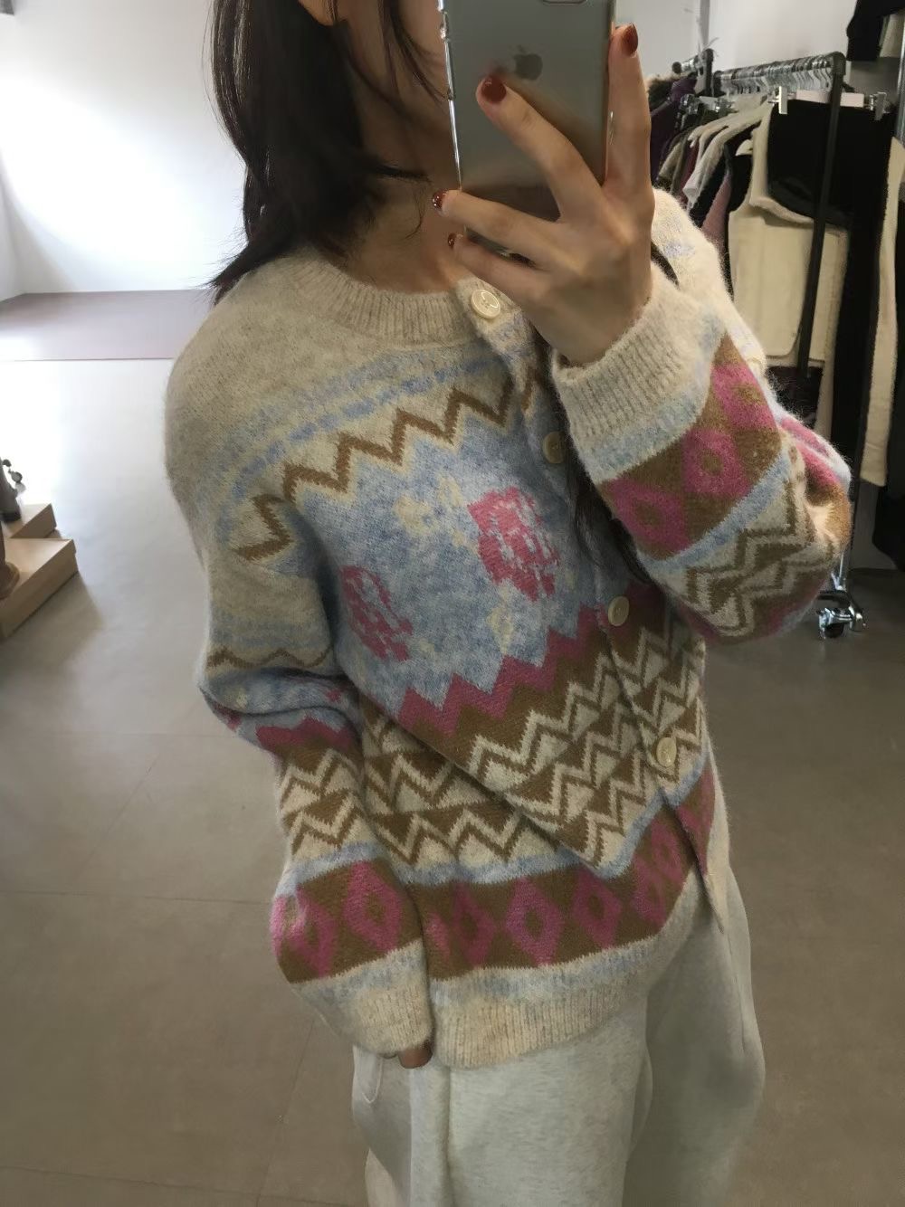 VIVACITY東大門直郵女士新品職業休閑推薦熱賣針織衫開衫VIVACITY針織衫圖色2